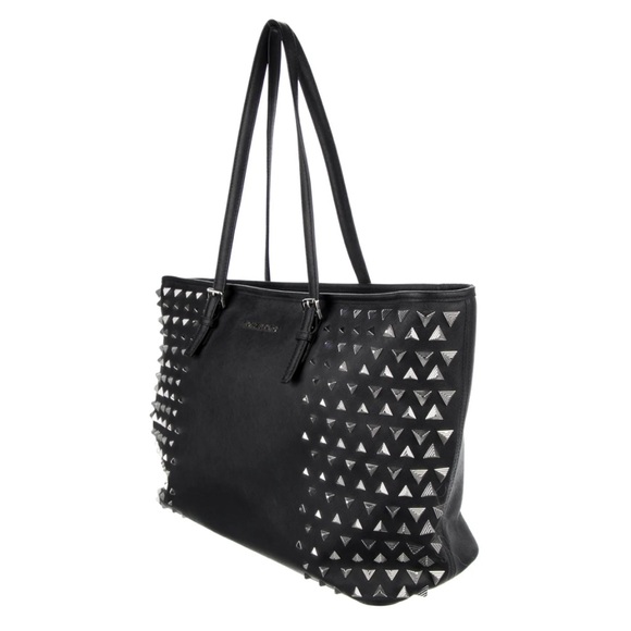 NWOT MICHAEL KORS LIMITED Edition #167/2000  Jet Set Pyramid Stud Large Tote Bag - Picture 4 of 9